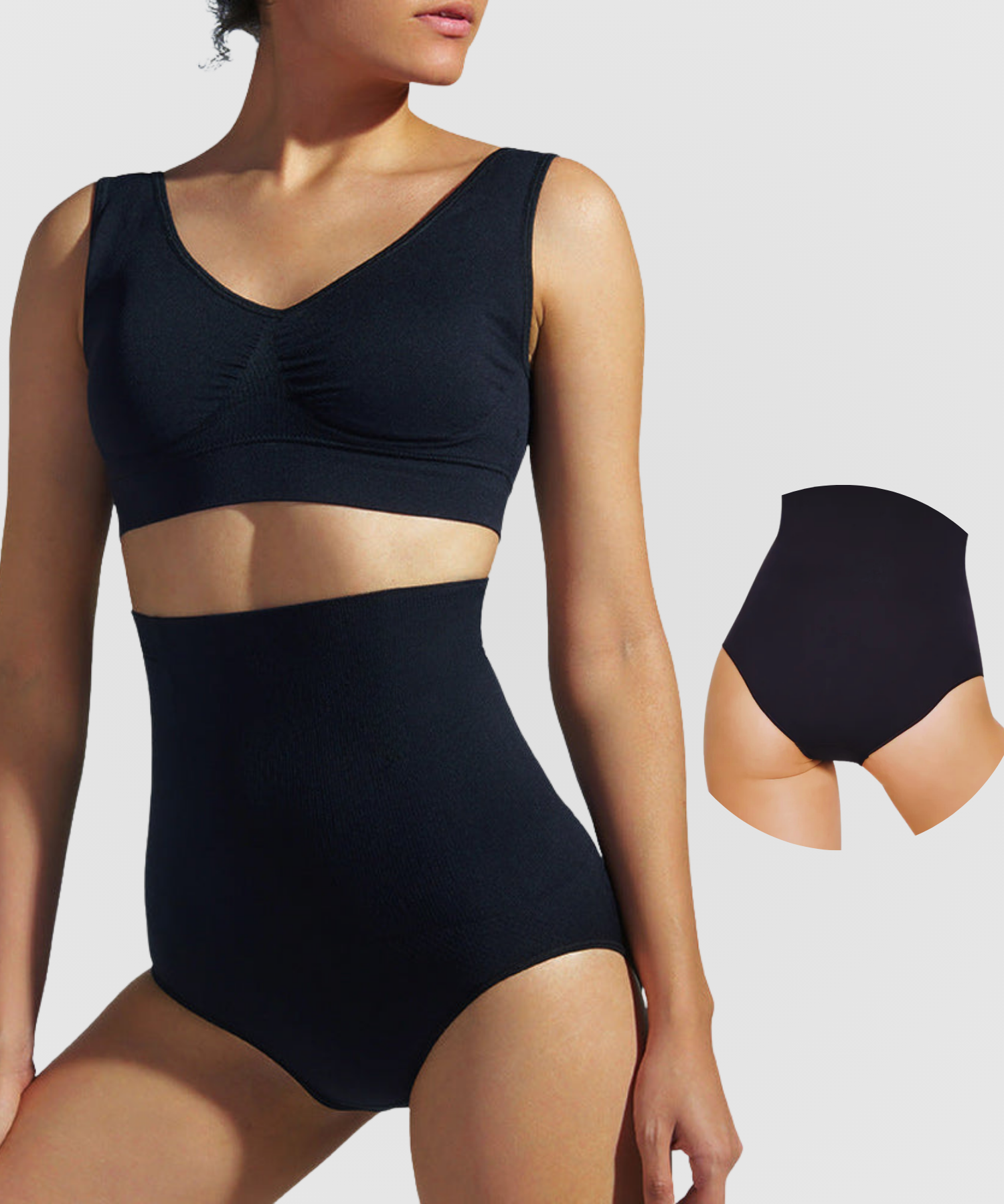 Culotte gainante, taille haute