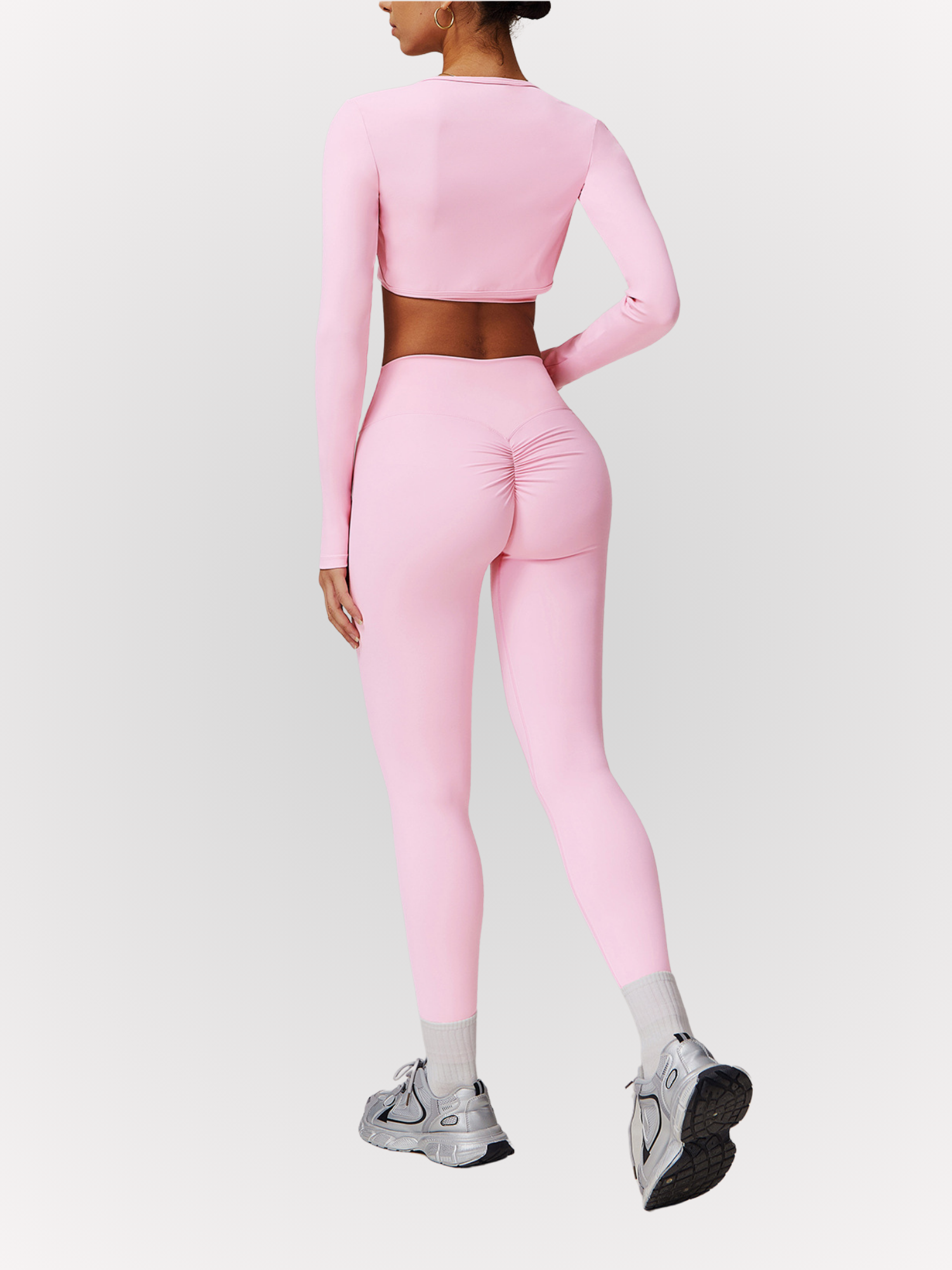 Ensemble Ava, legging, brassière et top manches longues