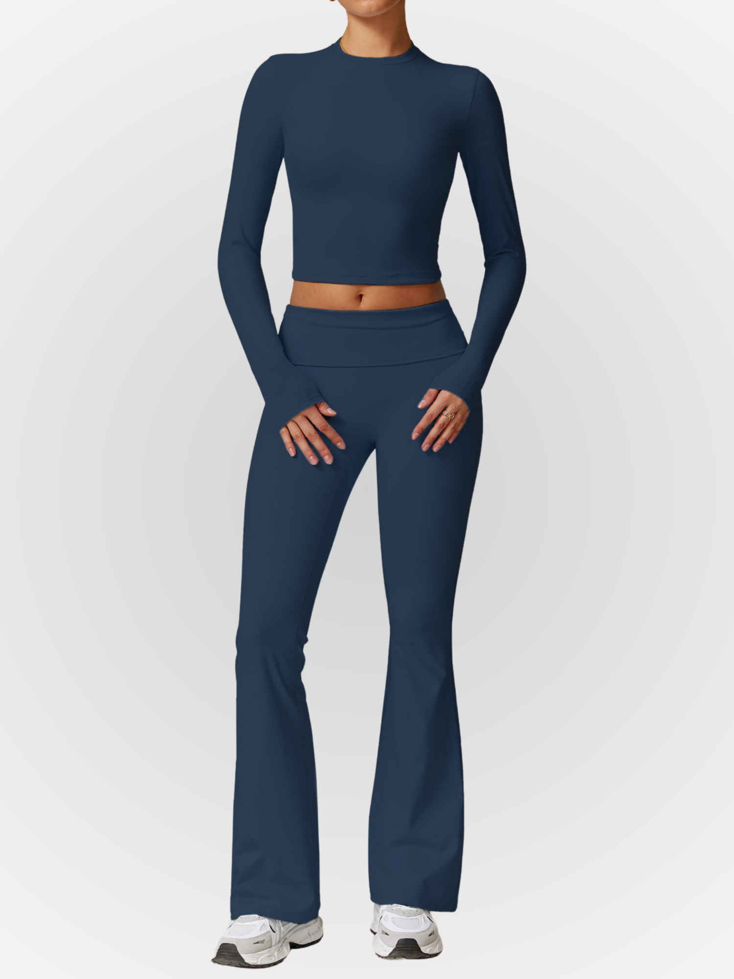 Ensemble Lola, legging évasé et top manches longues