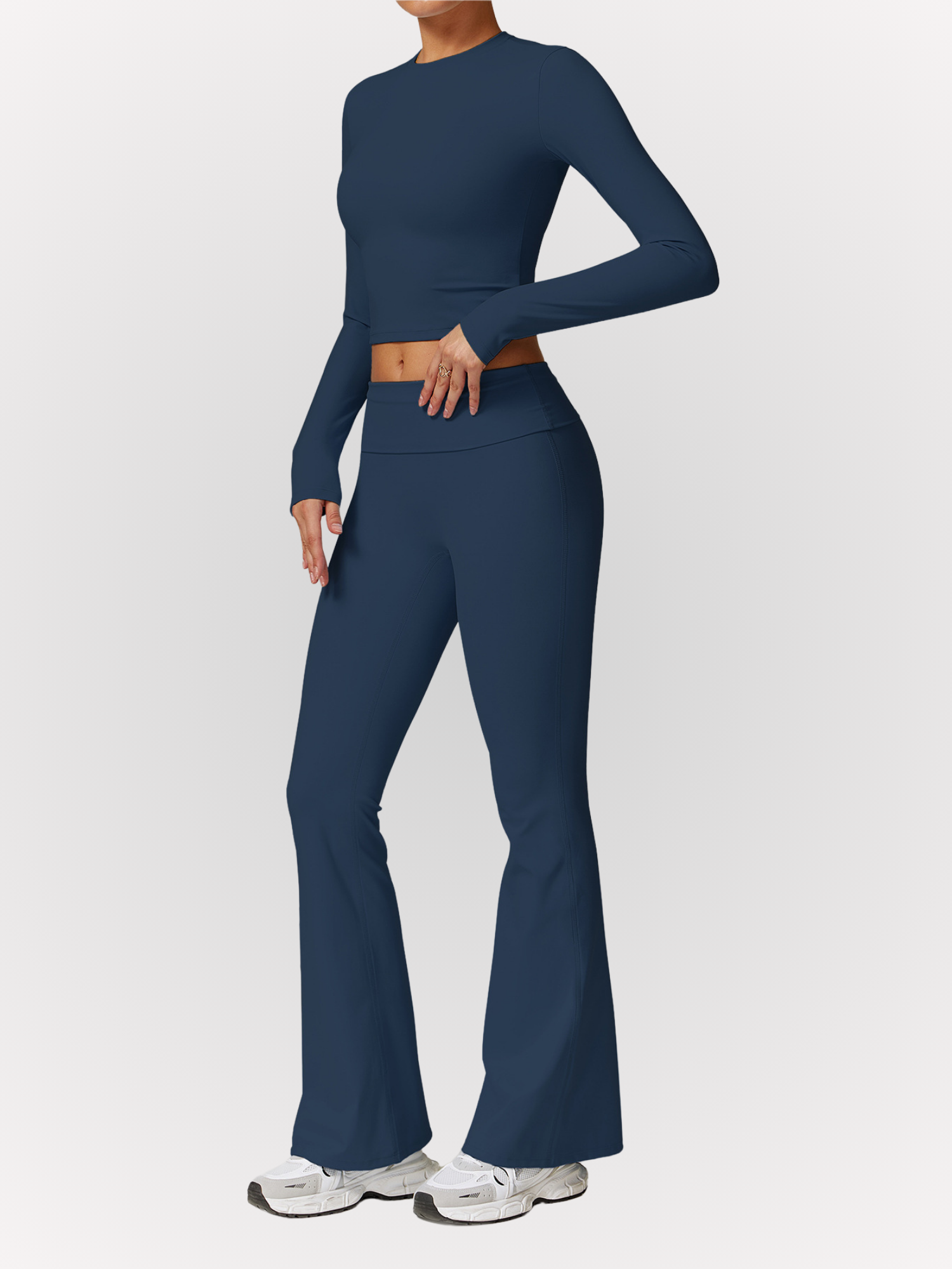 Ensemble Lola, legging évasé et top manches longues
