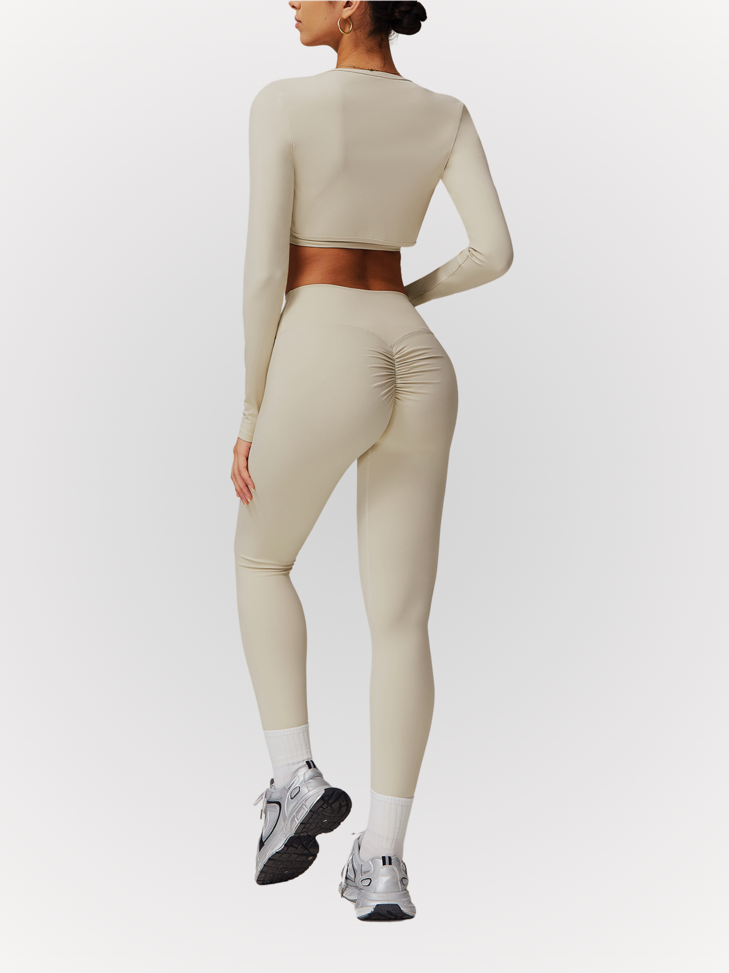 Ensemble Ava, legging, brassière et top manches longues