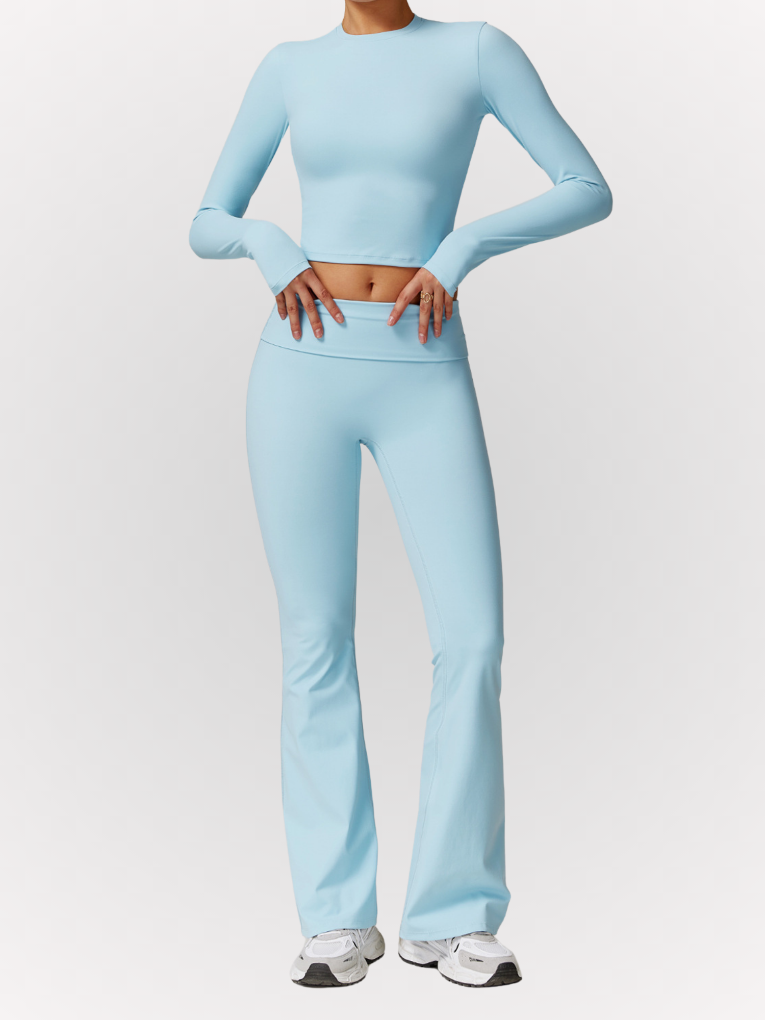 Ensemble Lola, legging évasé et top manches longues