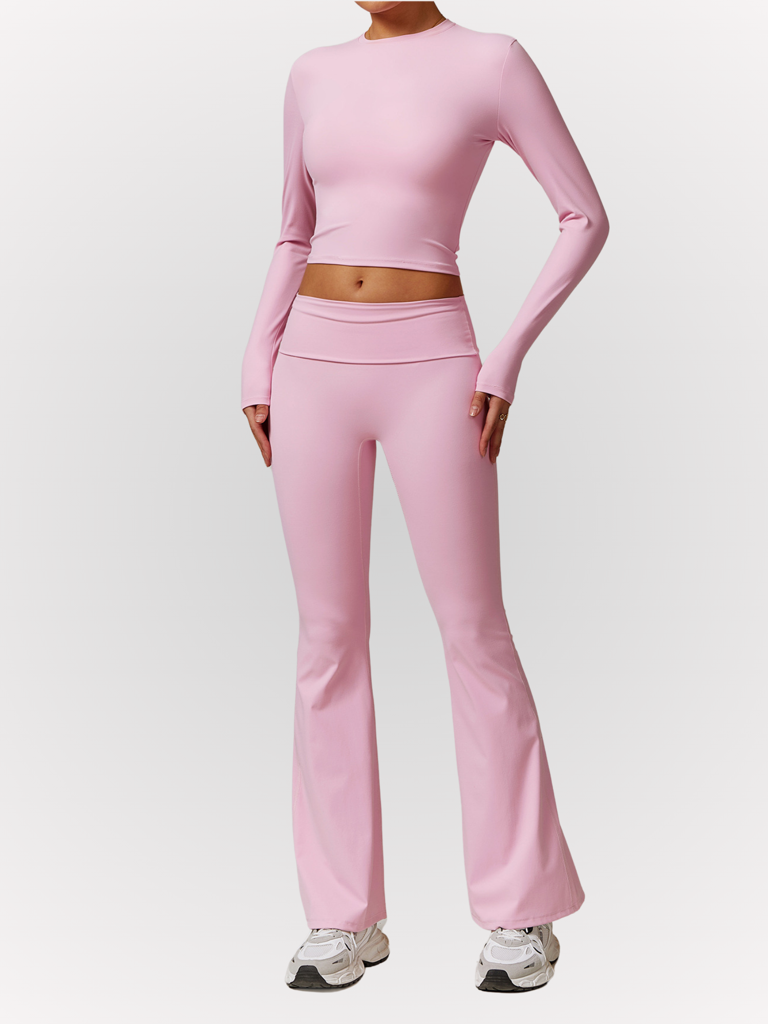 Ensemble Lola, legging évasé et top manches longues