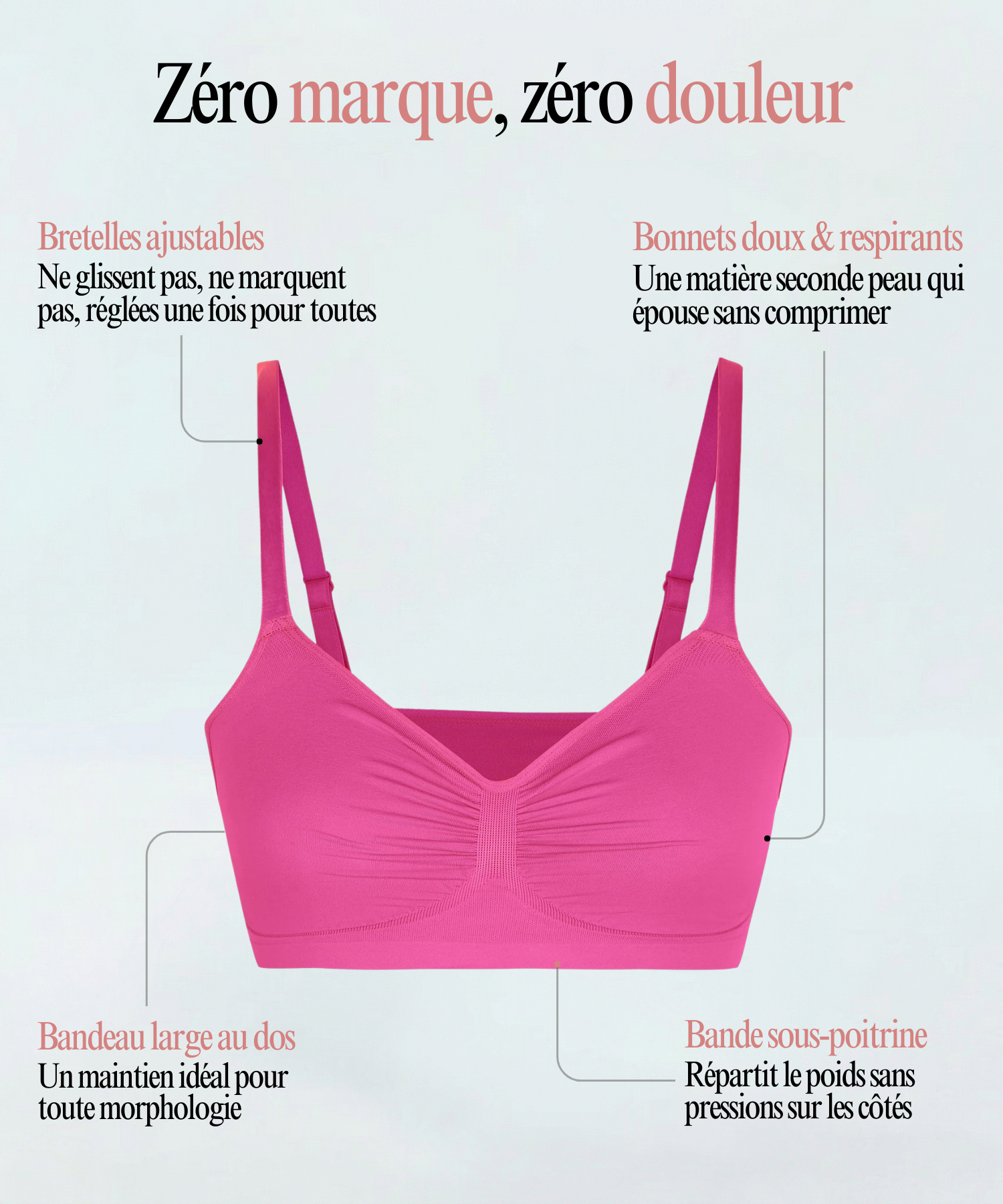 Soutien-gorge Mia, Confort absolu, maintien garanti