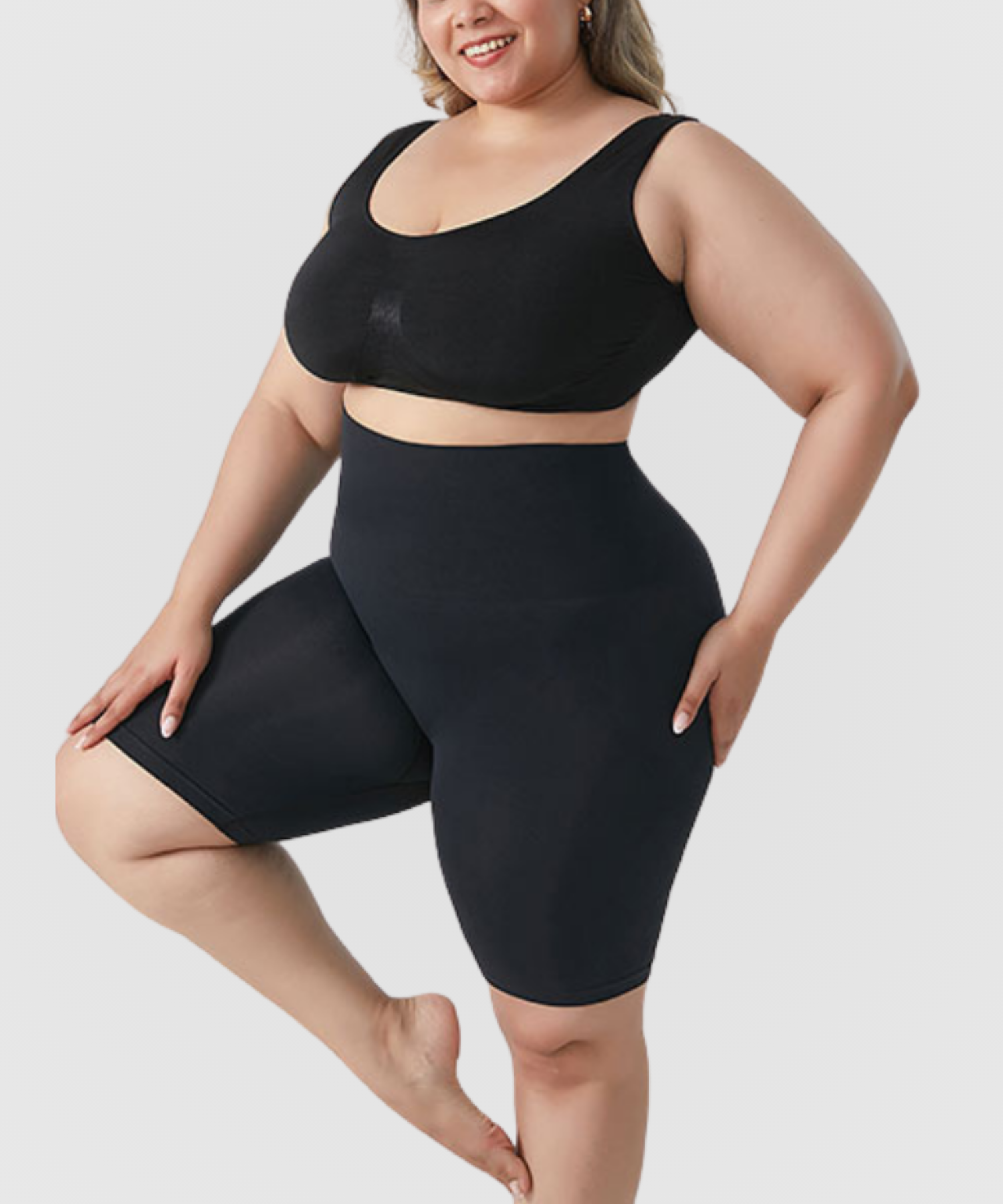 Short gainant, taille haute