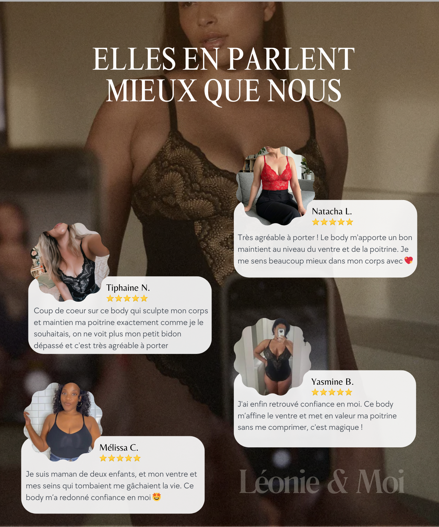 Body gainant en dentelle, version tanga