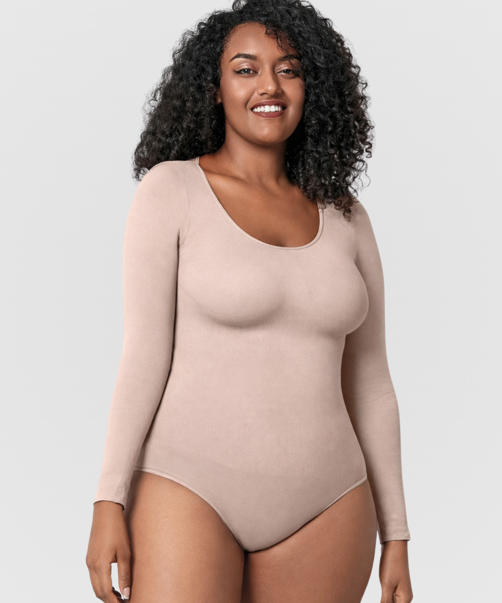 Body gainant Maya manches longues, version culotte