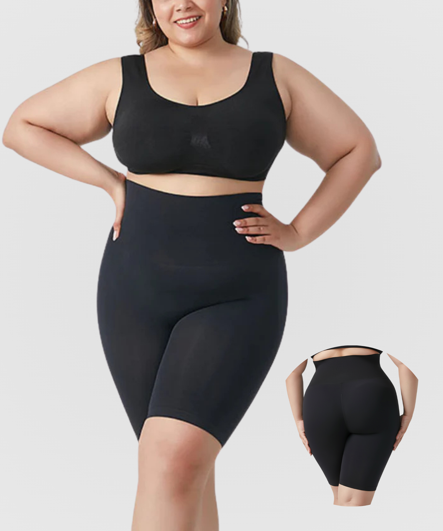 Short gainant, taille haute